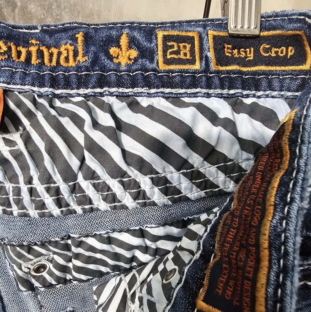 Rock Revival Easy Crop Jeans Womens size 28 - Picture 5 of 7